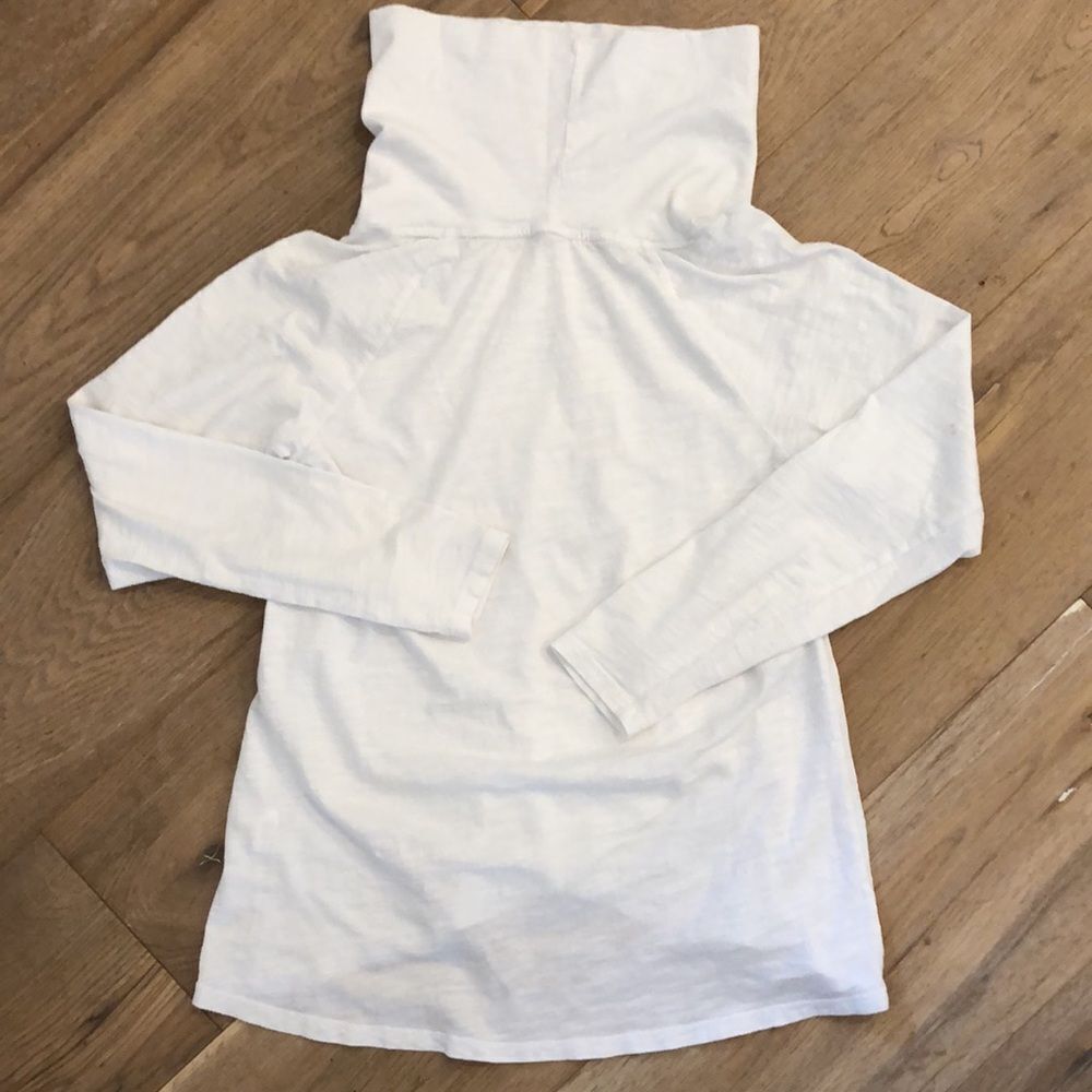 Mod-O-Doc White Turtleneck With Layered Detail (S) - image 4